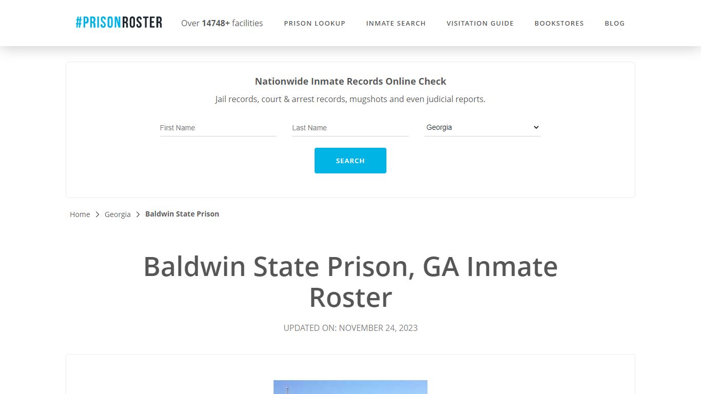 Baldwin State Prison, GA Inmate Roster - Prisonroster